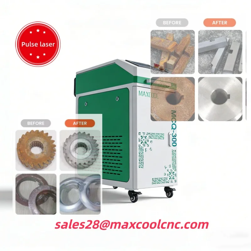 300W Optional Standard Style MOPA Pulsed Laser Cleaning Machine Air Cooling Manufacturer Pulse for Laser Rust Paint Removal