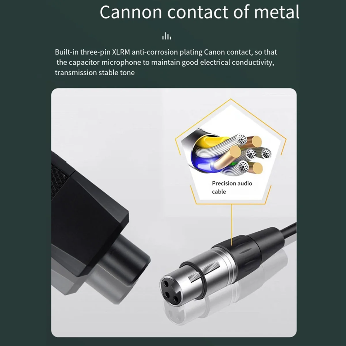 Efficient D241 Professional Studio Condenser Microphone Bundle with Mic Holder