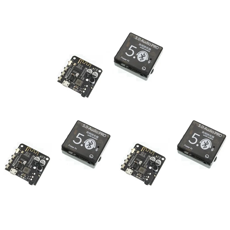 ABGI-3X BT5.0 오디오 프로 수신기 보드 MP3 블루투스 디코더 무손실 자동차 스피커 오디오 증폭기 보드 케이스 3.7V-5V