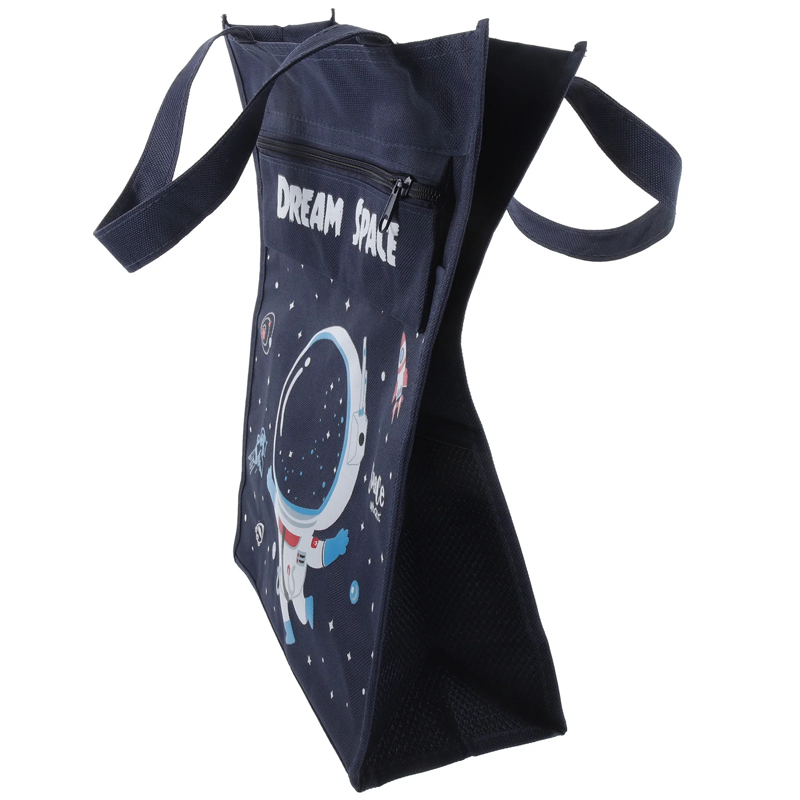 

Large Capacity Tote Bag Book Storage File Organizer Cartoon Handheld Bag For Students School Shopping Travel Handbag