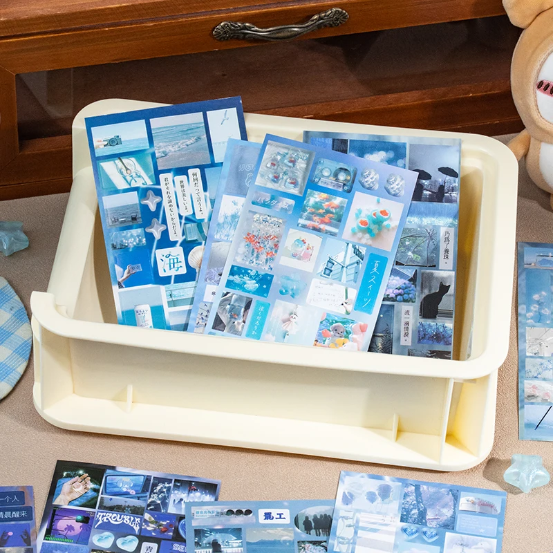 20 ورقة Kawaii Ins اليابانية الكورية الجمالية القرطاسية ملصقات الإبداعية كلية غير المرغوب فيه مجلة مخطط كتيب DIY بها بنفسك سجل القصاصات #2