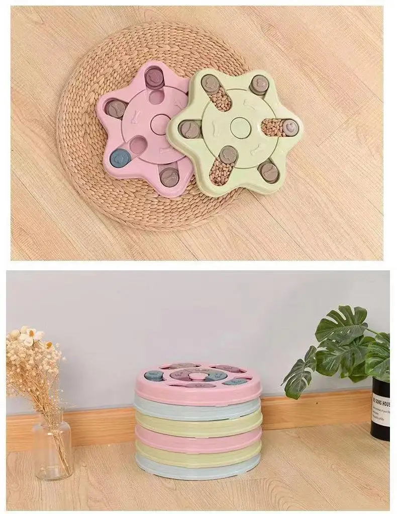 Hundes pielzeug Puzzle Slow Feeder interaktive Erhöhung Welpen iq Futter Spender langsam essen rutsch feste Schüssel Haustier Katze Hunde Trainings spiel – Detail 8