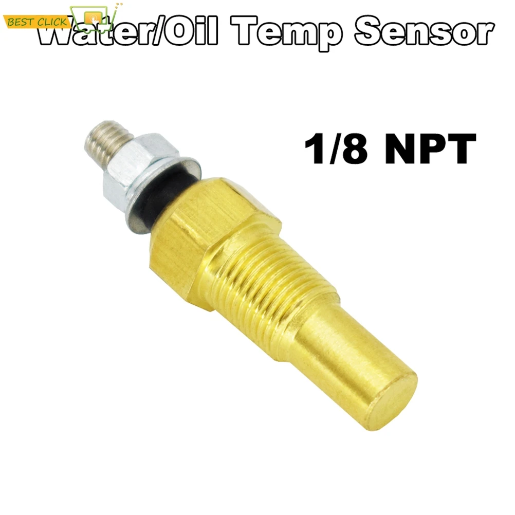 1/8 NPT Universal Car Truck Water Oil Temperature Sensor Temp Digital Replacement Unit Meter For Water Temp Gauge