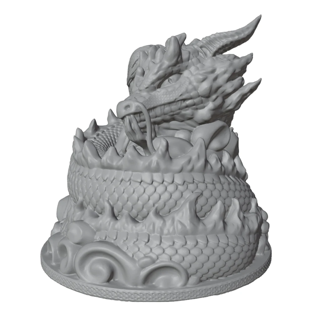 Miniatura resina 1/24 niña y dragón – Figura de colección y rol - imagen 4