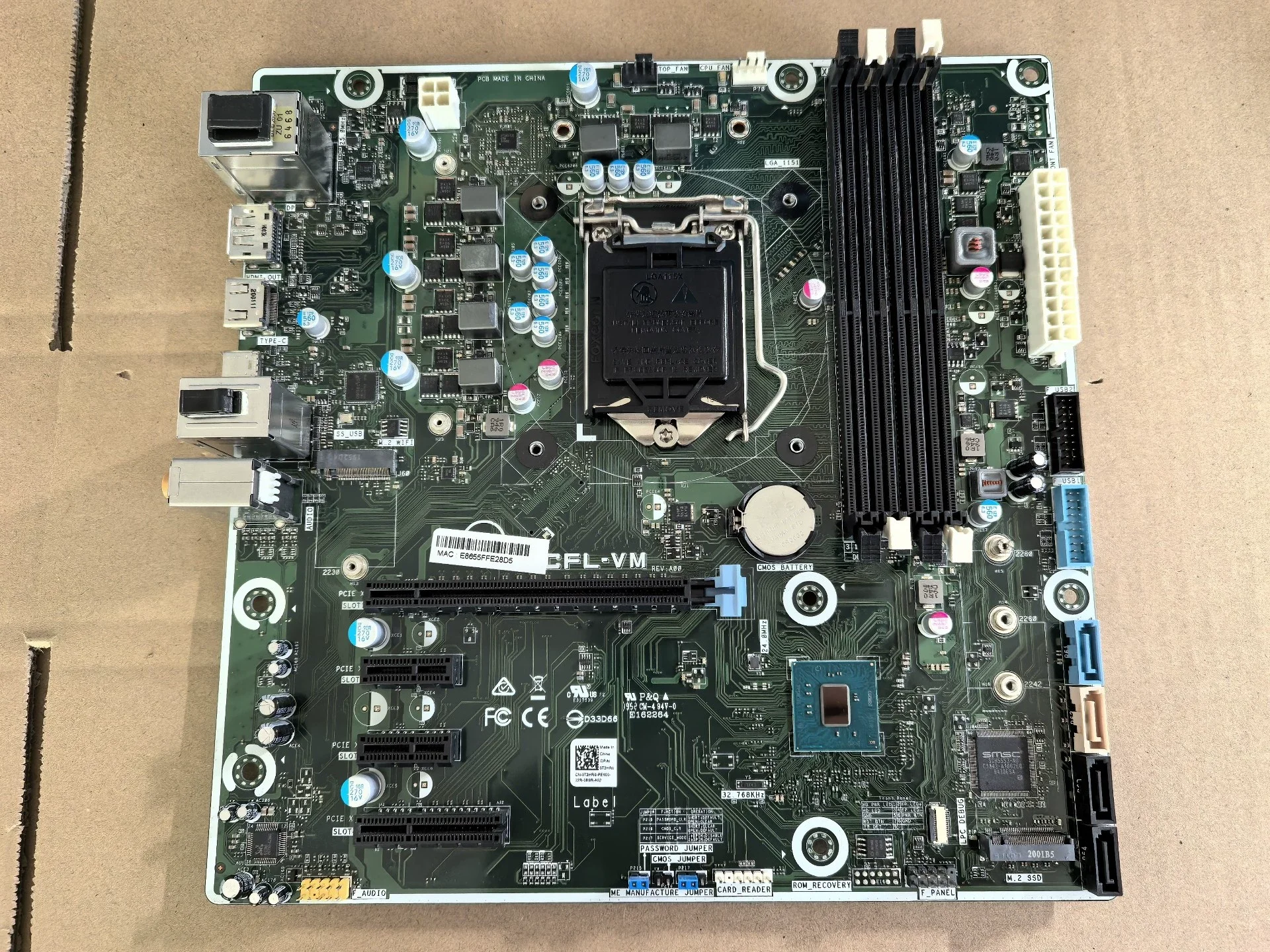 

For Dell XPS 8930 Motherboard IPCFL-VM CN-0DF42J 0DF42J DF42J DDR4 Z370 Mainboard 100% Tested OK
