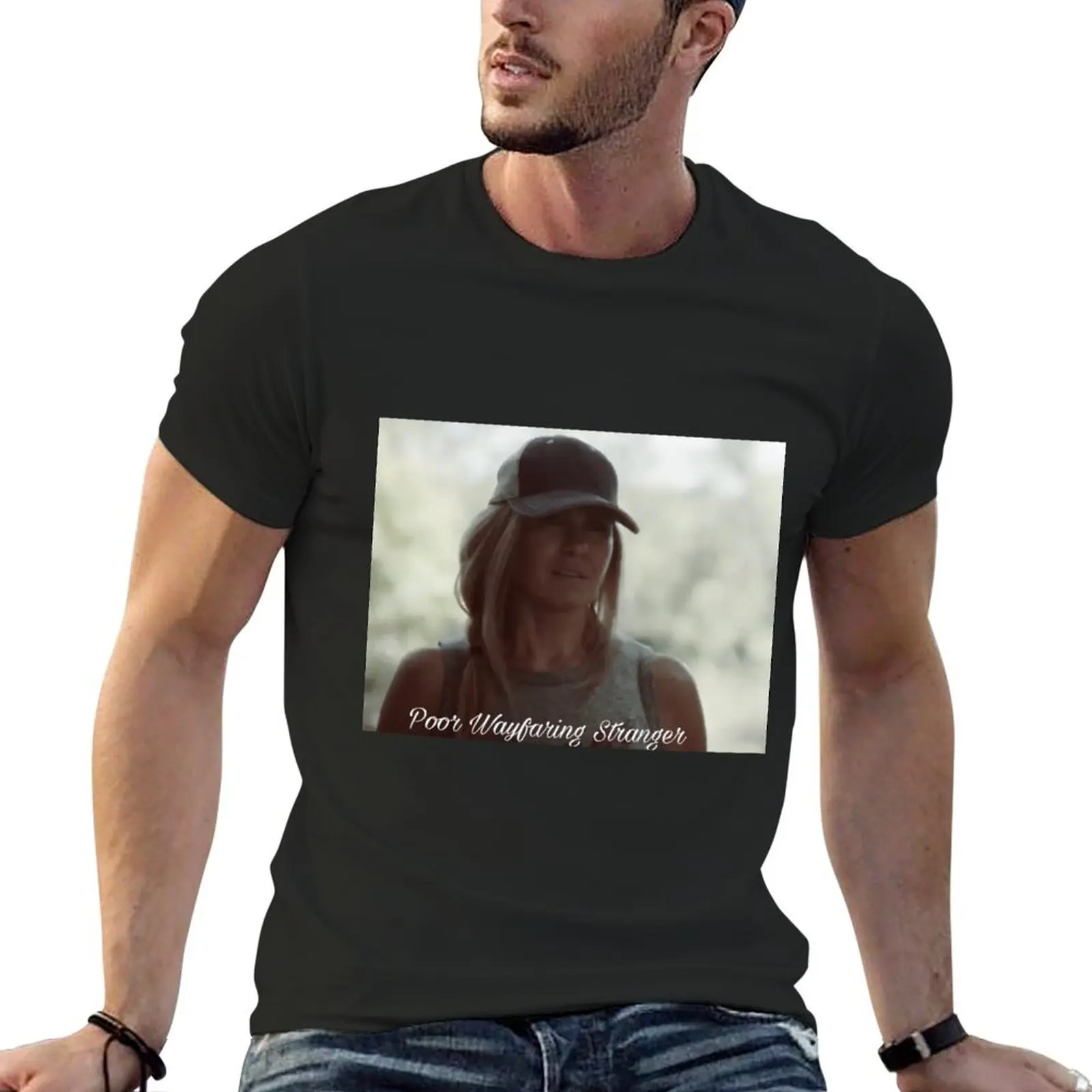 

Poor Wayfaring Stranger T-Shirt vintage t shirts custom shirt graphic tee shirt men clothings