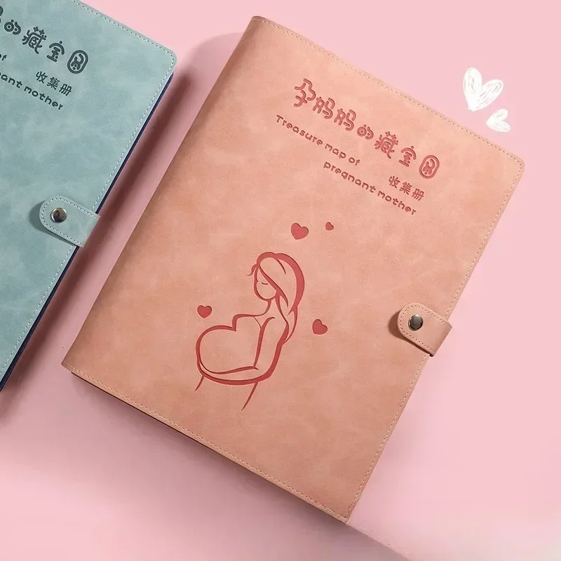 Pregnant Gift Pregnancy Check-up Storage Booklet Loose-leaf Cute Portable Check Folder Obstetric Products Accessories for Women