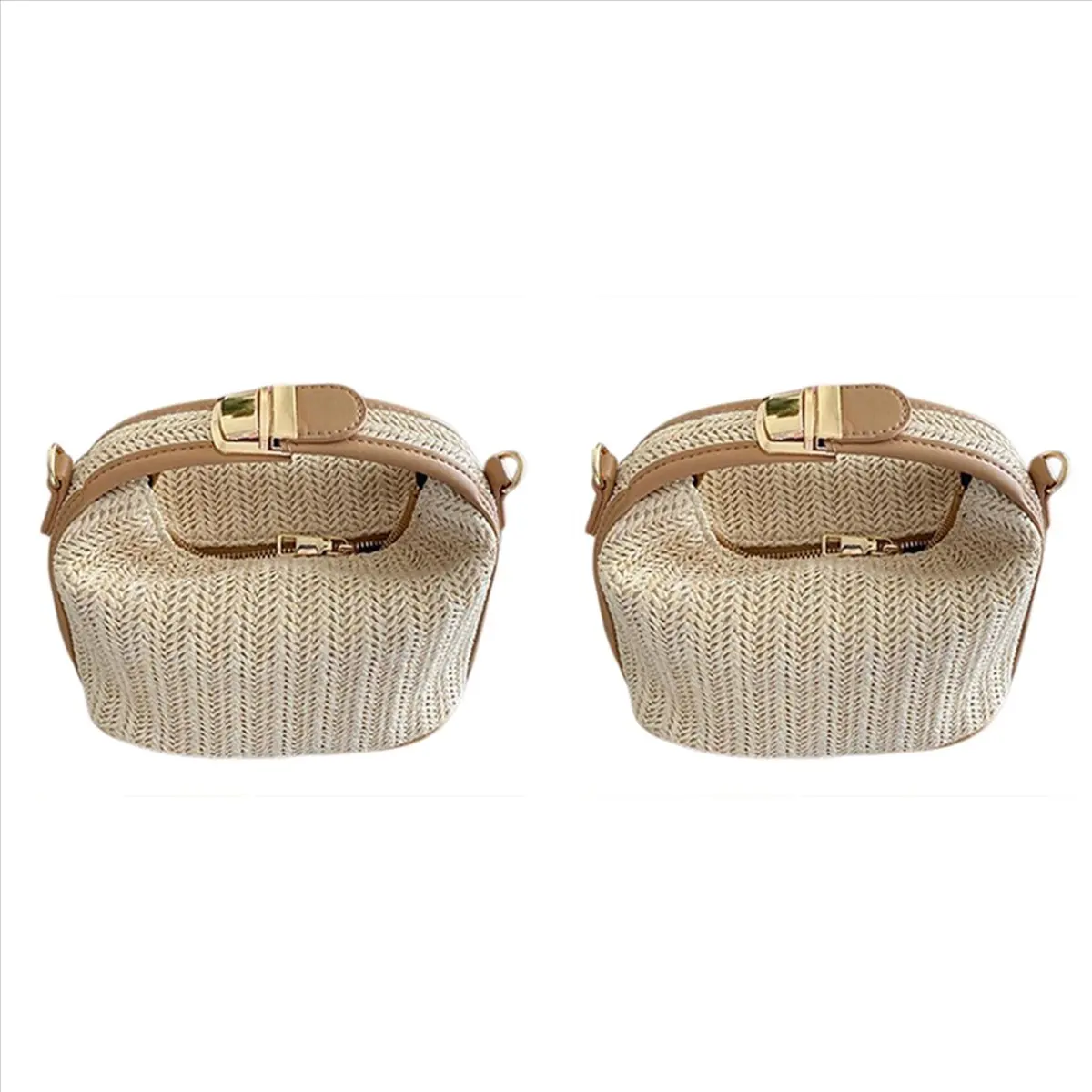 

A55T 2X женская соломенная сумка через плечо для богемного маленького вязания, летняя сумочка и сумка, пляжные сумки-ведра для отпуска