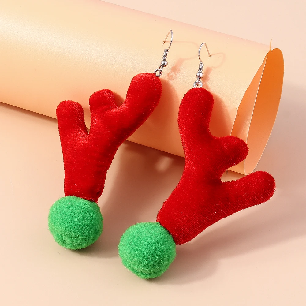 Leslie Fashion Christmas Earrings Merry Christmas Tree Bell Deer Santa Drop Earrings New Year Jewelry Gifts Trendy - Image 4