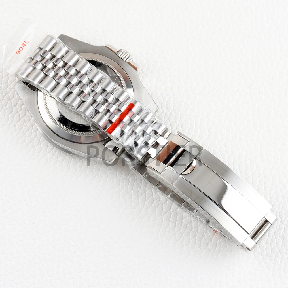 40mm NH35 Watch Case 20mm Solid 316L Stainless Steel Jubilee/Oyster Strap for SUB NH34 NH35 NH36 NH38 Movement 13.5mm Dial