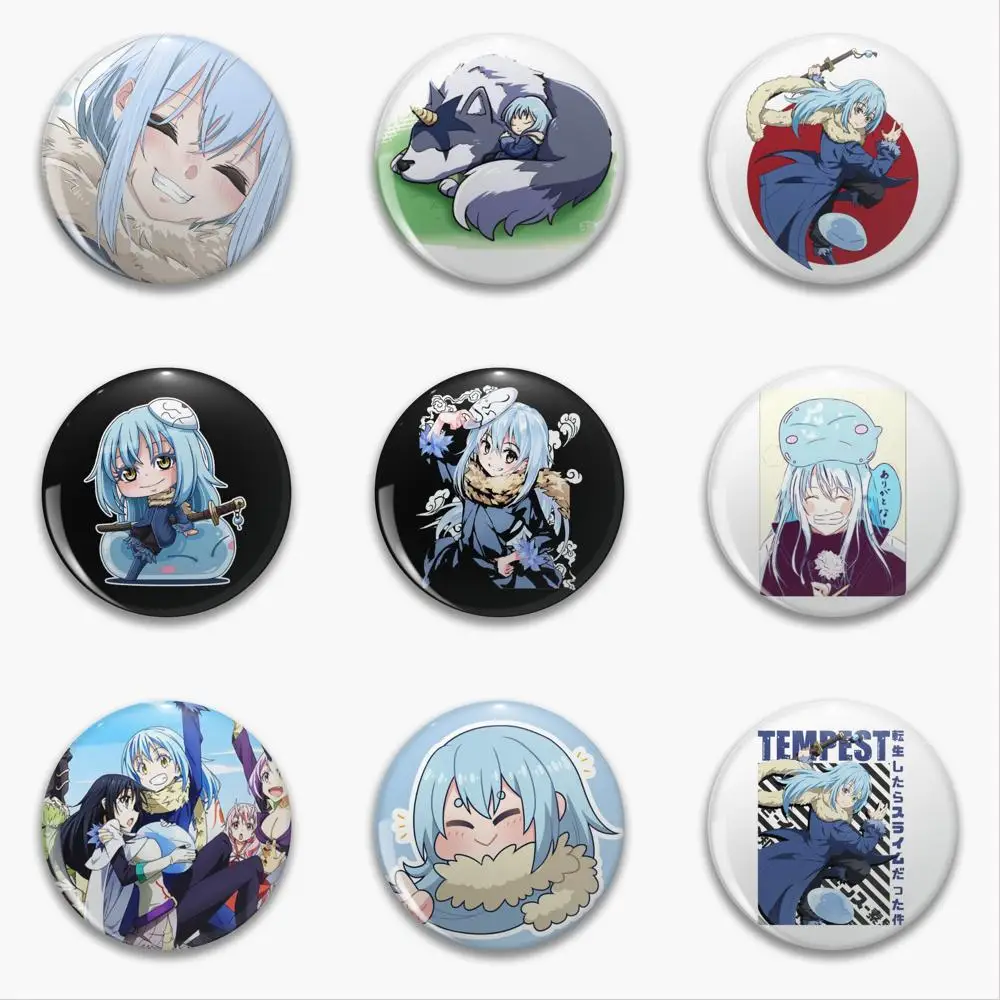 

That Time I Got Reincarnated As A Slime Anime Brooch Bag Clothing Hat Badge Accessories Jewelry Gifts