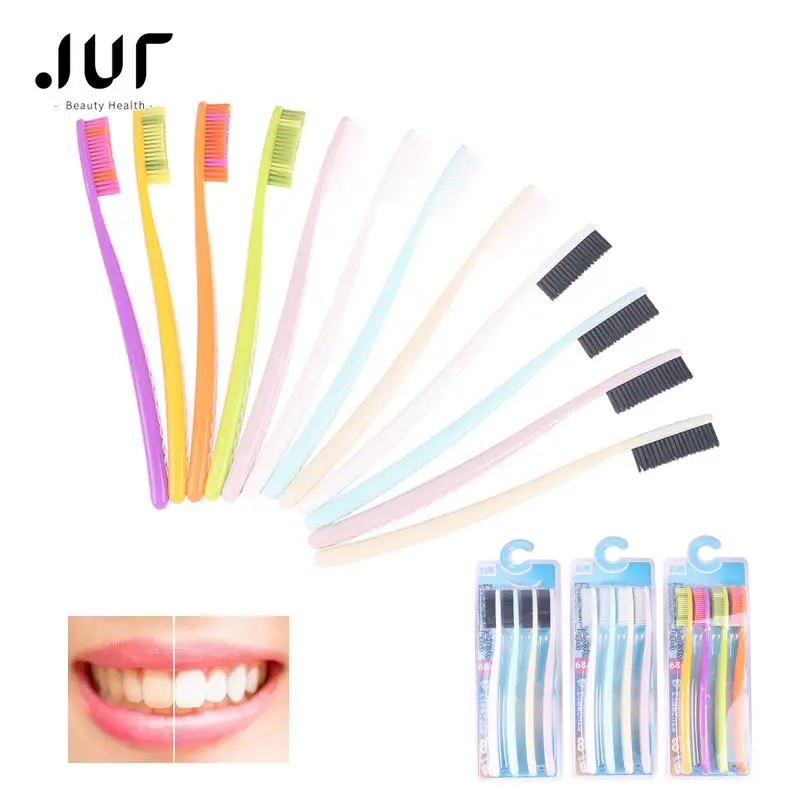

4PCS/Pack Super Long Toothbrush Soft Fur Large Brush Head Adult Toothbrush Manual Toothbrush Firm Toothbrush