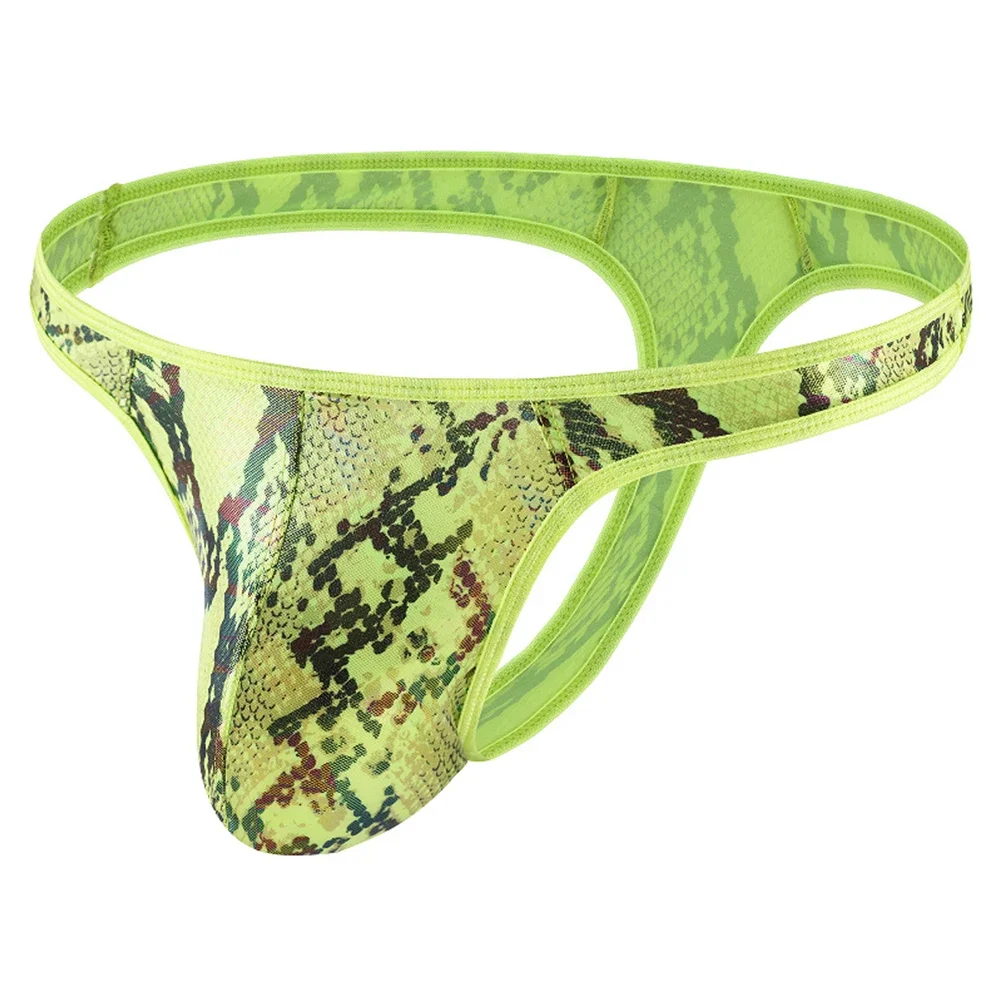 

Men's Lingerie Sexy Panties Fashion Camouflage Print Underwear T-Back Breathable Low Waist G-string Thong Ultra-Thin Knickers
