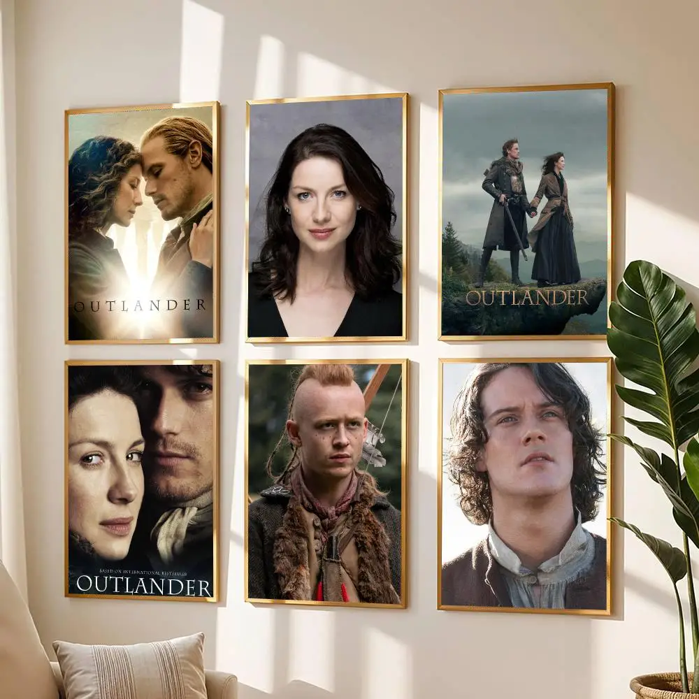 tv series O-Outlander-R Poster Modern Wall Decal for Living Room Cafe Office Bar and Bedroom