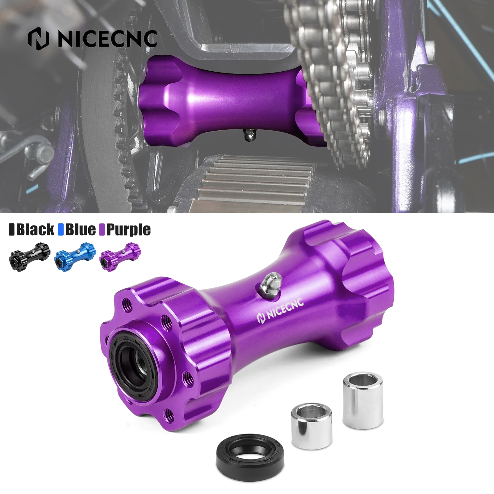 

For Surron Light Bee X Aluminum Middle Drive Axis Middle Axle Shaft For SUR-RON Light Bee S For Segway X160 X260 Electric Bike