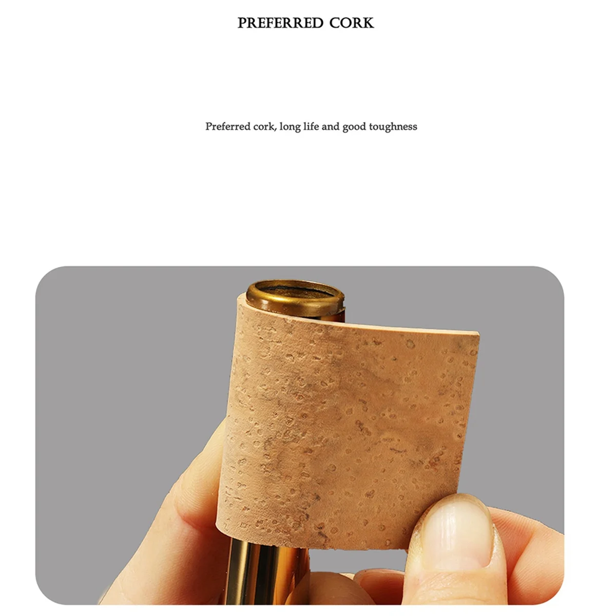 A71P Saksofon Gabus Saksofon Corong Potongan Gabus Cocok untuk Saksofon Treble