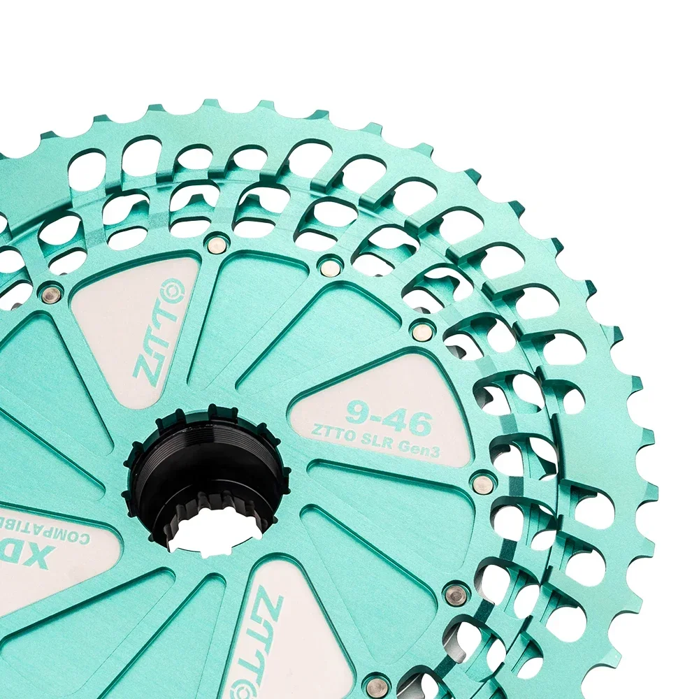 ZTTO Ultralight CNC XD Cassette Teal ULT MTB 12 Speed 10-50T 10
