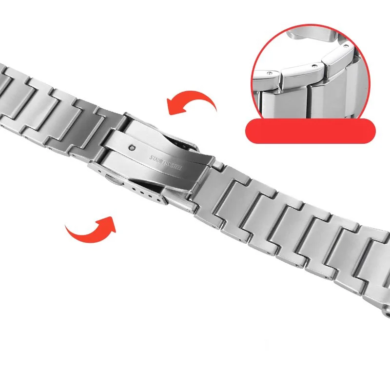 مشاهدة MTGB2000 أوندد بيرد MTG-B2000 الفولاذ المقاوم للصدأ حزام معدني الملحقات الأصلية حزام الساعة