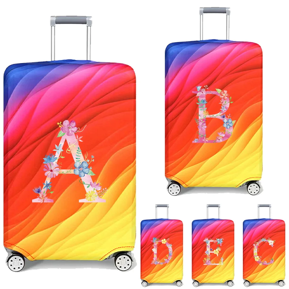 

Suitcase Covers Portable Trolley Box Cover Suit for 18-32 Inch Bag Elastic Dust Cover Travel Accessories Pink Pattern Series