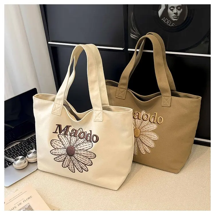 

2026 New Women's Canvas Crossbody Bag Large Capacity Casual Shoulder Bag Lightweight Daily Use