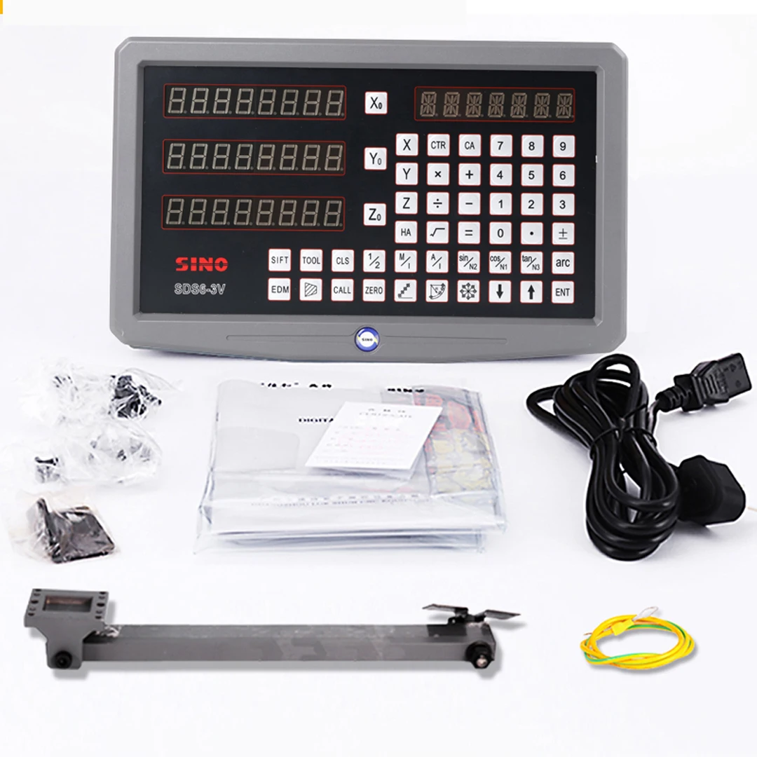 Cnc Milling Machine Lathe Grinder 2 Axis Lathe Viewer Linear Scale Grating Ruler Digital Display Dro Linear Scale Dro 3 Axis