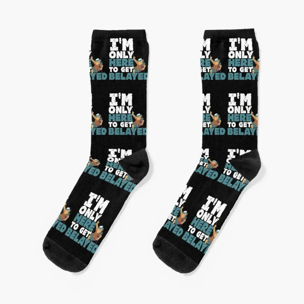 

Rock Climbing Bouldering Funny Climber Gift Socks christmas gifts gym Socks Women's Men's