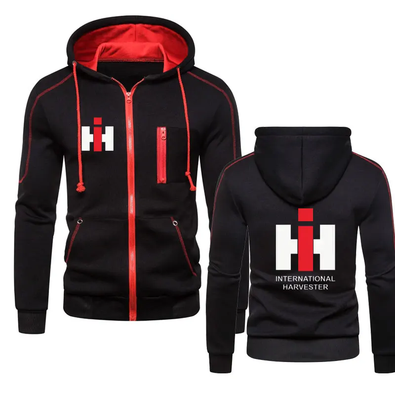 International Harvester Hoodies Men Fleece International Harvester Sweatshirt Hoody Unisex Streetwear