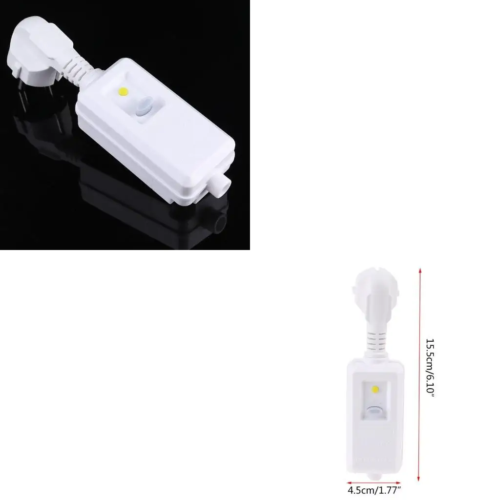 

16A 220-240 В штепсельная вилка европейского стандарта GFCI утечка для защиты безопасности адаптер гнезда RCD для H