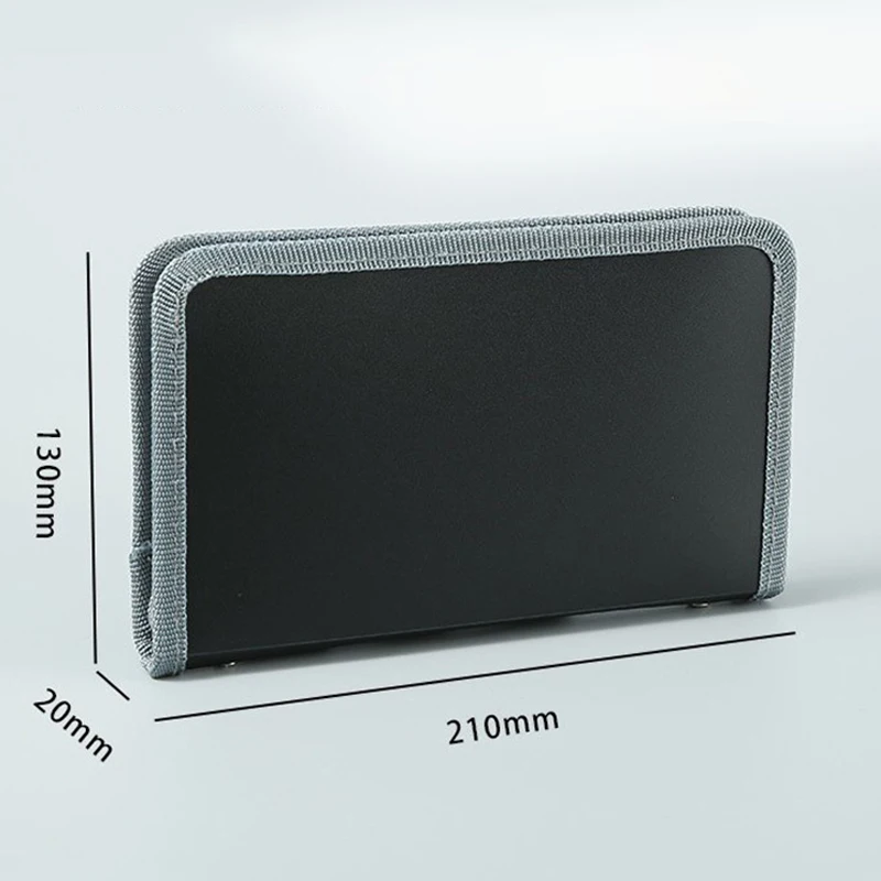 Fashion Portable Expanding File Folder Bag Wallet Documents Pouch Bill Sorting Storage Bag Credit Card Holder Mini Card Case