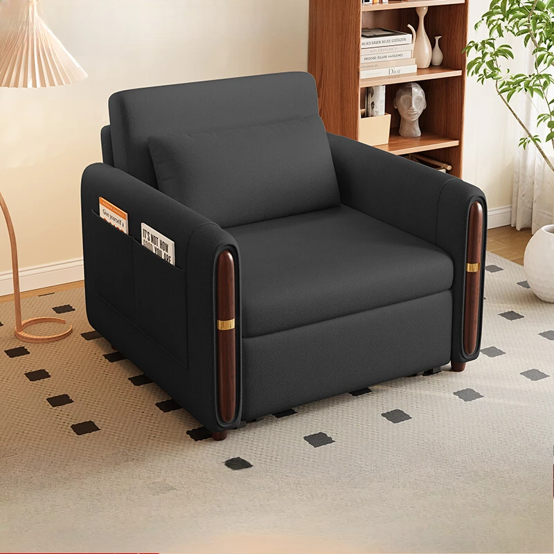 Sofa bed dual-purpose folding small single office 80 wide nap small apartment living room 1 meter sofa variable bed