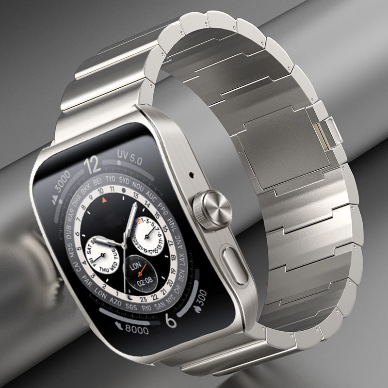 Luxury Titanium Strap For OPPO Watch X/4 Pro Metal Correa For Series For OnePlus Watch 2 Realme Watch3/3Pro/2/2Pro 22mm Bracelet