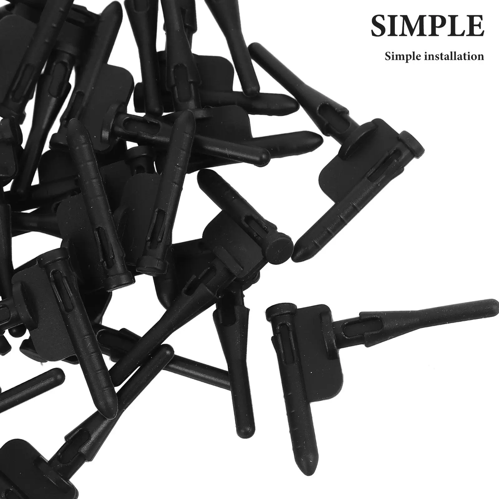 30Pcs Computer Case Fan Mounting Screws Silicone Anti-Vibration Shock Absorption Noise Reduction Cooling Fan Accessories