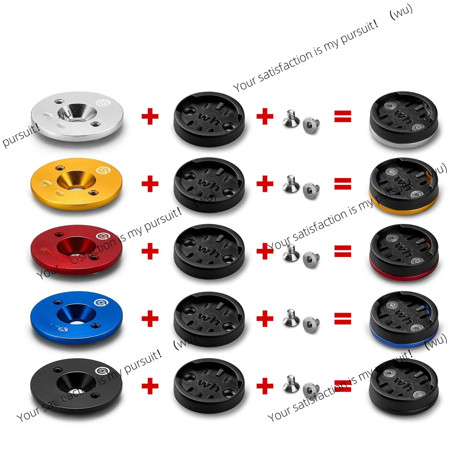 Aluminum alloy ultra-light wrist group code table holder, mountain bike code table base, for cat's eye