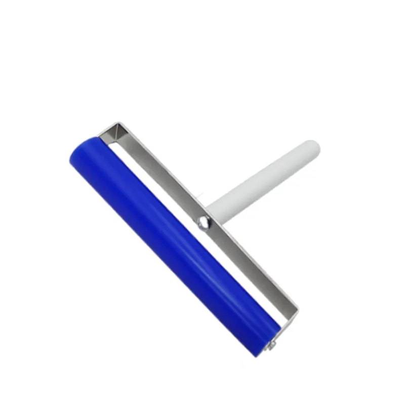 Rodillo de silicona para reparación de ordenador portátil, herramienta de rodillo azul Antiestático de gran tamaño para pantalla de vidrio frontal de teléfono, 15cm, alta calidad