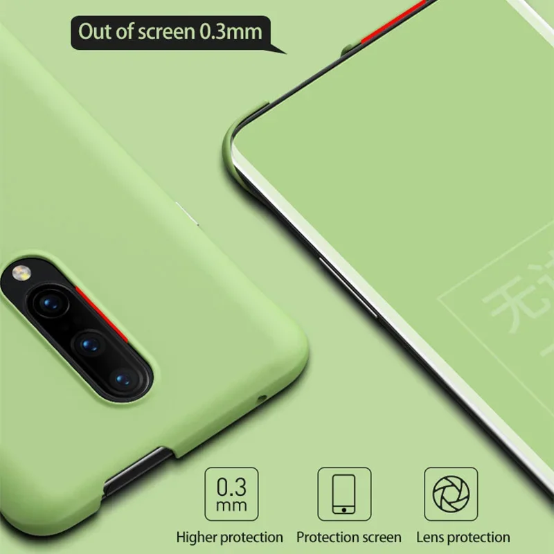 Slim Frameless PC Hard Phone Case For OnePlus 13 12 11 10 9 8  9R 8T 7T 7 Pro ACE Ultra Thin Candy Color Matte Cover