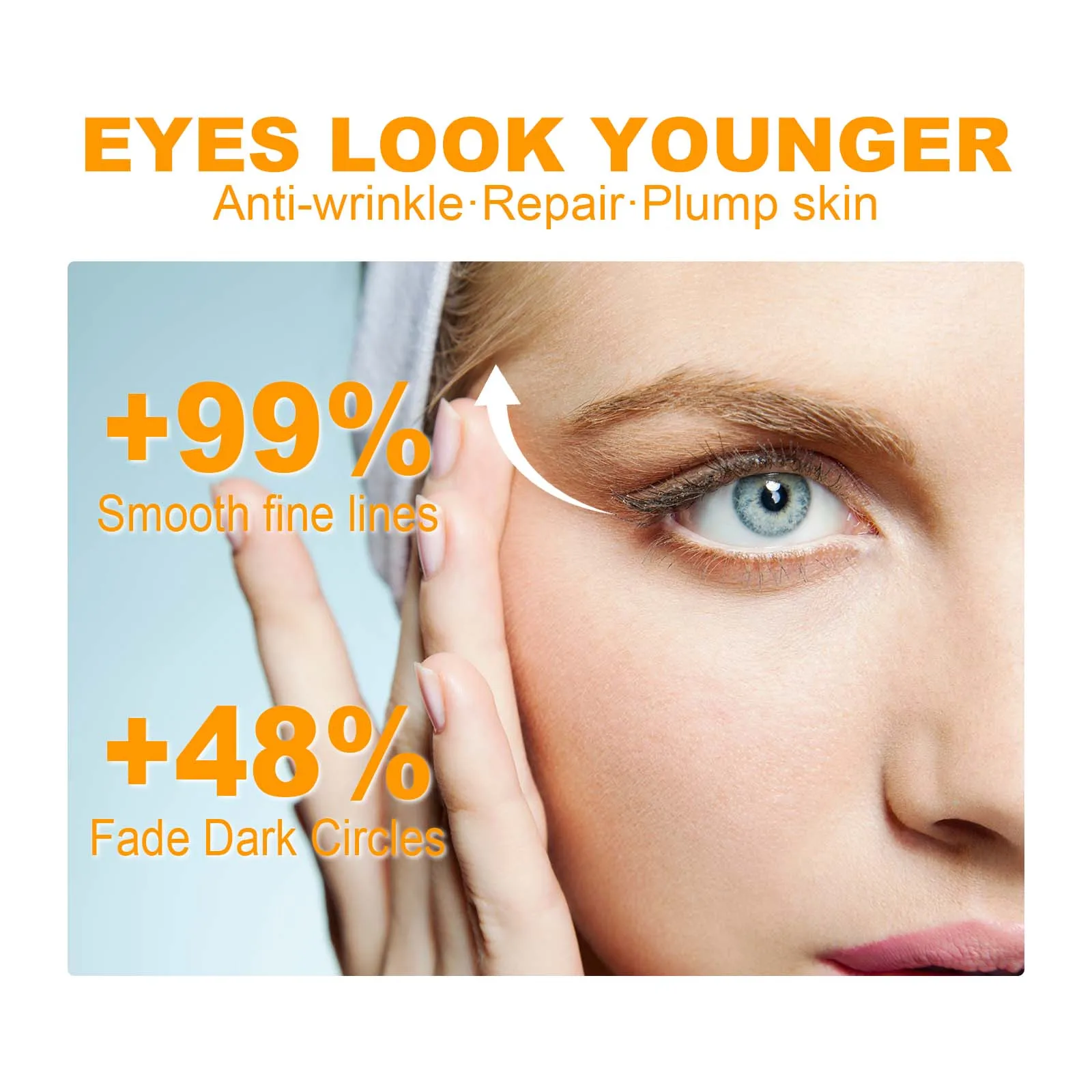 5D Peptide Anti-wrinkle Eye Cream Firming Remove Dark Circles Reduces Fine Lines Crow's Feet Smoothing Nourishing Eye Care