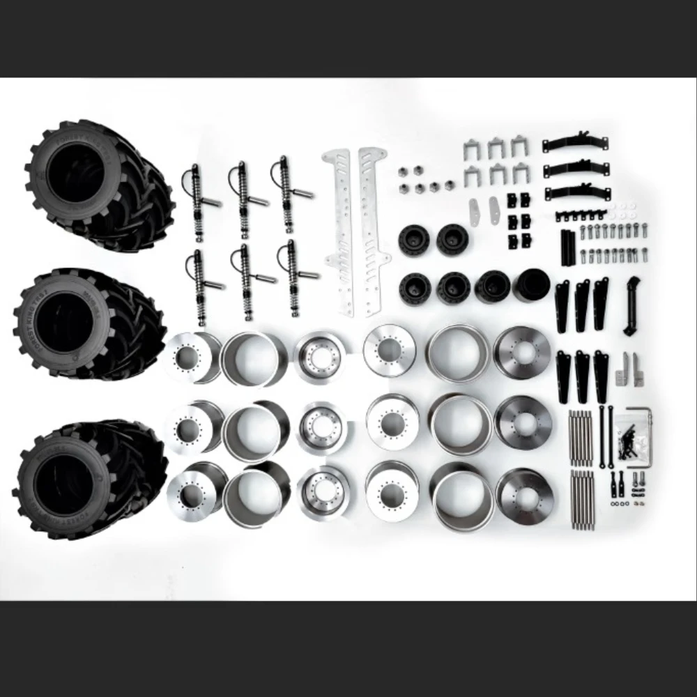 NEW JDM-158 RC Truck Bigfoot Edition Upgrade Kit for 1/14 Remote Control Setos Truck Model DIY Truck Model Upgrade Accessories
