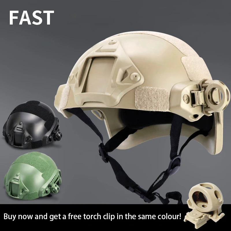 FAST Tactical Helmet Special Forces Kids Cosplay Tactical Helmet Military Combat Hat Field Outdoor Interactive Game Boy Toys