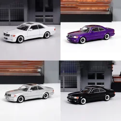 1:64 Scale Diecast Alloy Mercedes Benz AMG 560SEC W126 RM Toys Cars Model Classics Nostalgia Adult Gifts Souvenir Static Display