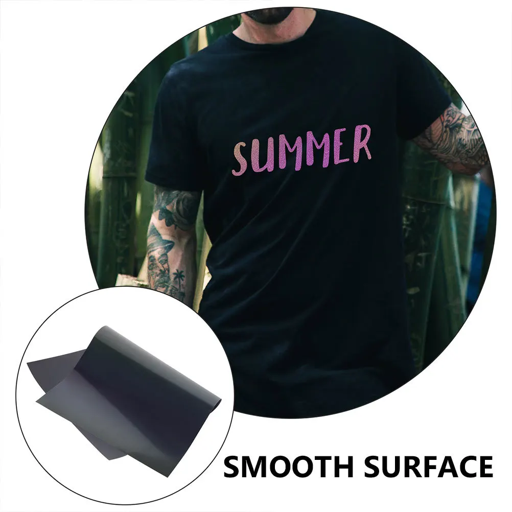 

Shiny Heat Transfer Vinyl Glitter Film for DIY Clothes T-Shirts Easy to Use Soft Texture No Tear Durable Wash Glitter Vinyl