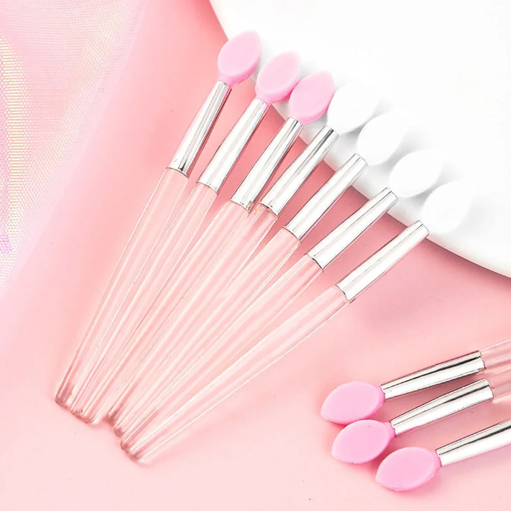 

10Pcs Silicone Lip Brush Portable Makeup Applicators Lipstick Brush Wand Lip Gloss Applicator Makeup Lipstick Applicator Wands