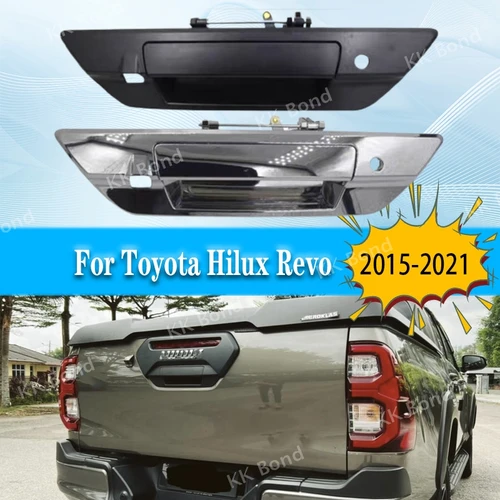 Manija de puerta de caja de carga trasera, manija de puerta trasera para TOYOTA Hilux Revo 2015 2016 2017 2018 2019-2021 69090-0K110 69090-0K120