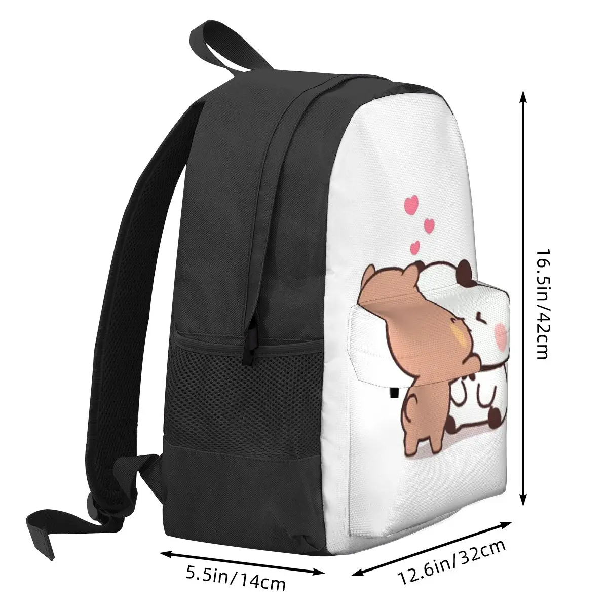 Panda Brownie Bear Mochi Cats Backpack Hot Sale Daypack Large Capacity Children BookBag School Bag Shoulder Bags for Men Women