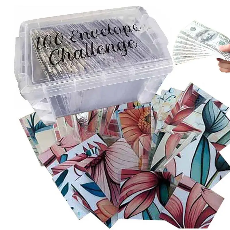 

Paper Money Envelopes Saving Challenge 100 Envelope Challenge For Saving Money Money Organizer For Cash Money Challenge Gift Box