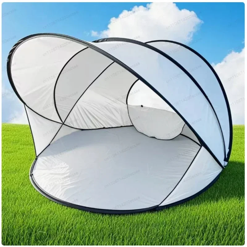 Beach Tent With Sun Protection & Windproof, Auto Pop Up Easy Setup, Portable Fold For Outdoor Play