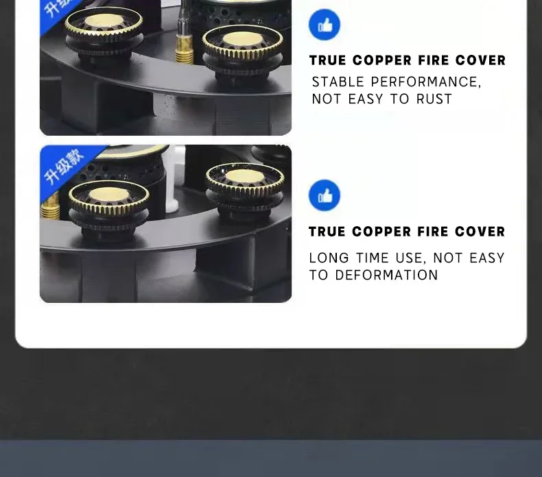 نطاق غاز الإشعال اليدوي OEM مع طباخ غاز بشعلة واحدة من الفولاذ المقاوم للصدأ وأجهزة المطبخ الرئيسية وموقد غاز على سطح الطاولة