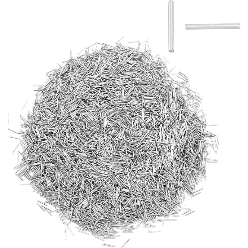 150g Stainless Steel Tumbling Media Pins Polishing Pins Magnetic Tumbler 0.02 in(0.6mm) in Diameter for Rust RemovalRough Polis