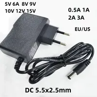 Power Adapter DC 5V 9V 12V 24V 1A 2A 3A Adaptor 220V To 5 V 12 V Volt Charger Supply Universal Switching EU US Plug 220V To 12V