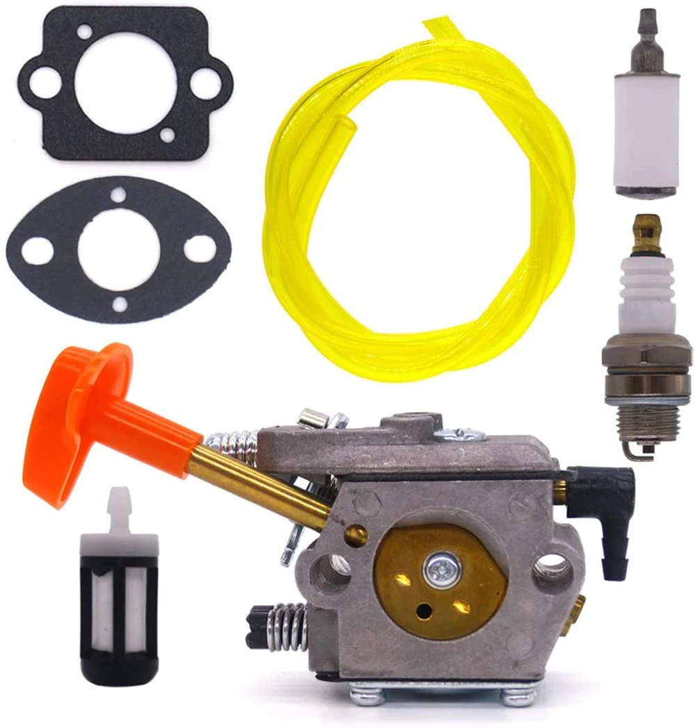 

Carburetor with Fuel Line Filter for Stihl FS50 FS51 FS61 FS61RE FS62 FS65 FS90 FS96 String Trimmer BG60 BG61 Blower Replaces W