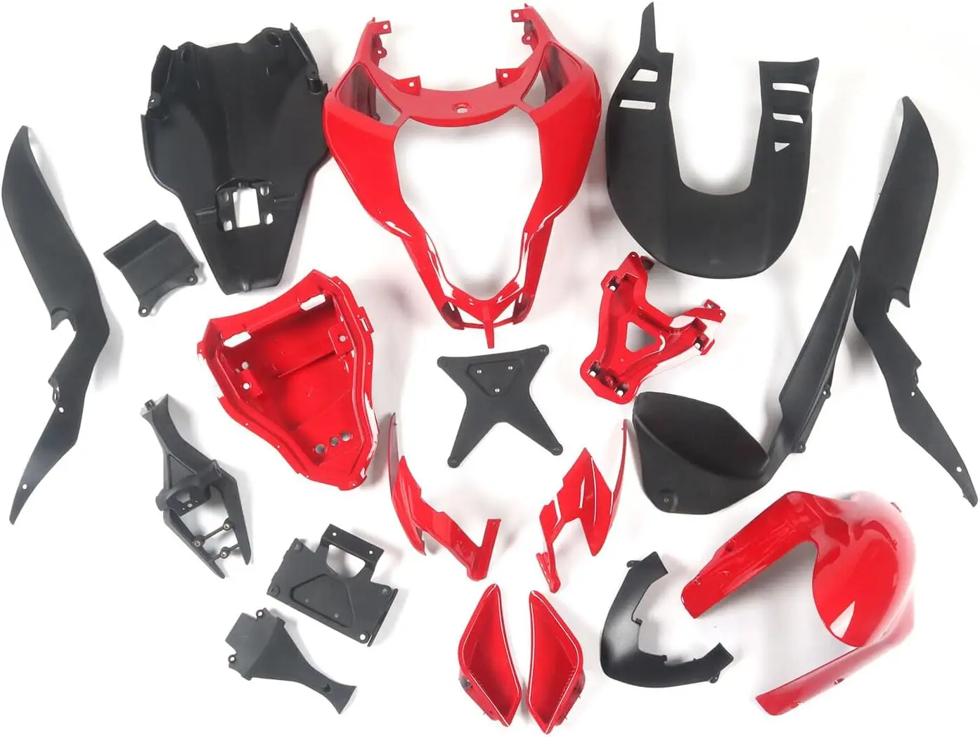 

Red Fairings Kit Compatible For Ducati Streetfighter 848 2009 2010 2011 2012 2013 2014 2015 09-15 09 10 11 12 13 14 15 ABS Plast